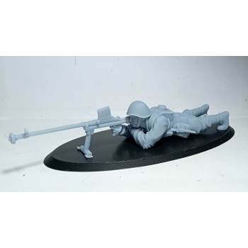 1/32 Greek Soldier with Machine gun WWII